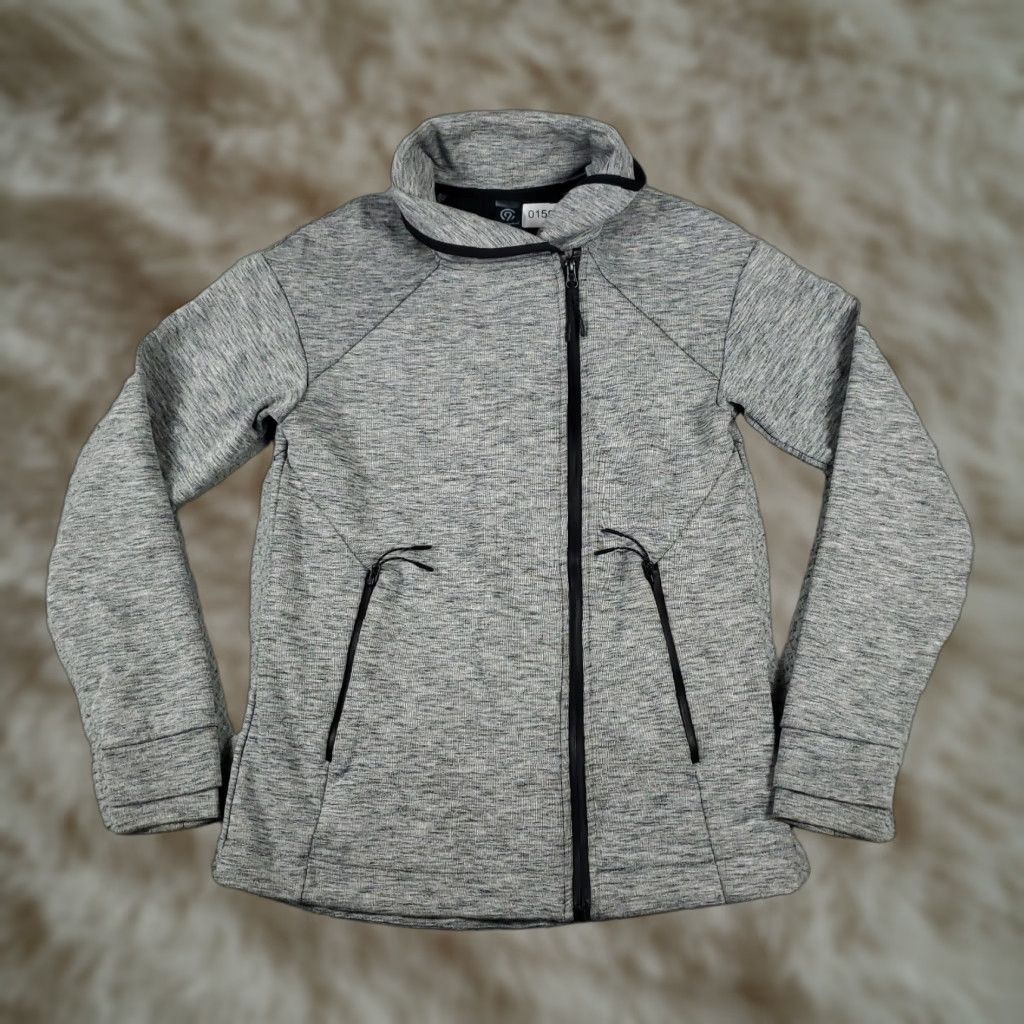Champion Champion Full Zip Sweater Jacket Womens Small Gray Knit Sports Casual Size S / US 4 / IT 40 - 1 Thumbnail