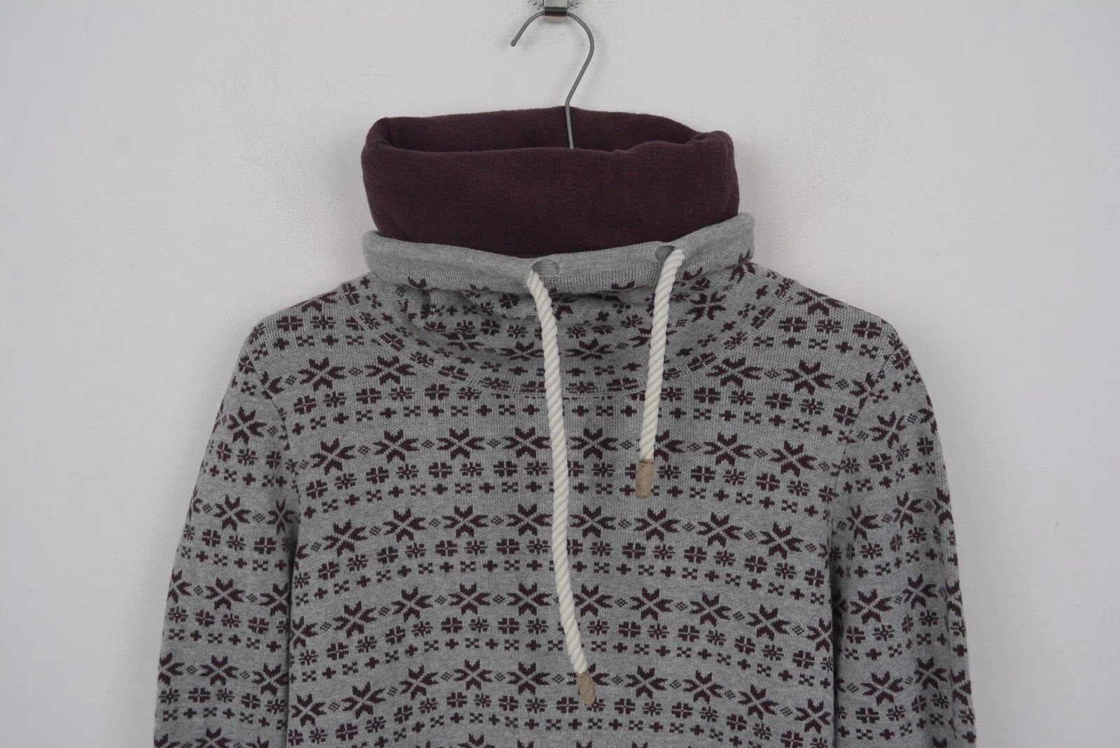Naketano M Women Turtleneck Pullover Jumper Sweatshirt Patterned Size M / US 6-8 / IT 42-44 - 6 Thumbnail