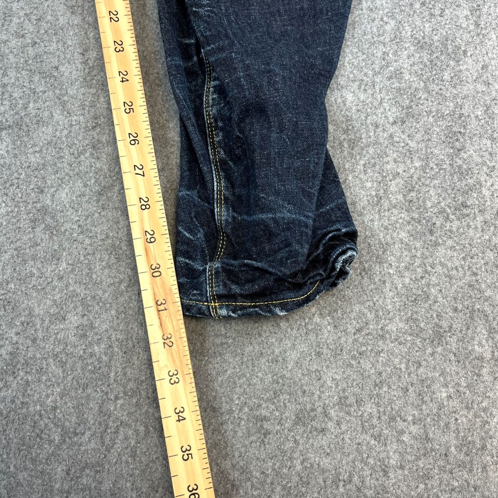 G-Star G-Star 3301 Jeans Arc Loose Tapered Denim Dark Wash Blue Whiskers 30 Regular Men Mens 5-Pocket Vintage No Zip Button Dark Wash Jeans Size US 30 / EU 46 - 4 Thumbnail