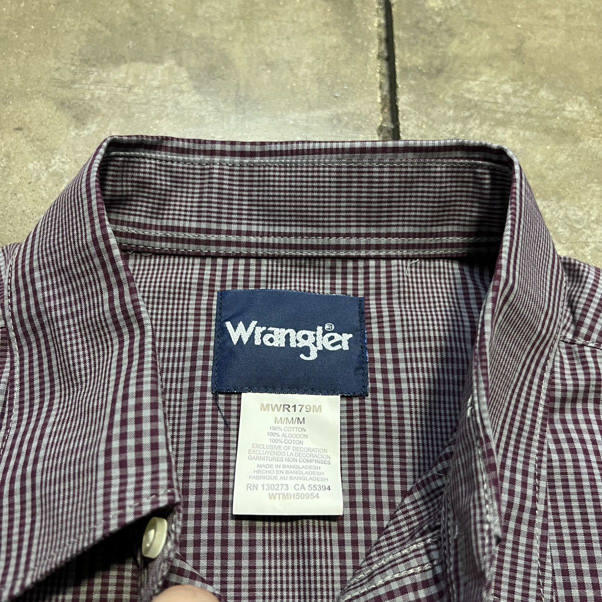 Wrangler Vintage Wrangler Western Pearl Snap Shirt Plaid Cowboy Rodeo Size US M / EU 48-50 / 2 - 9 Thumbnail
