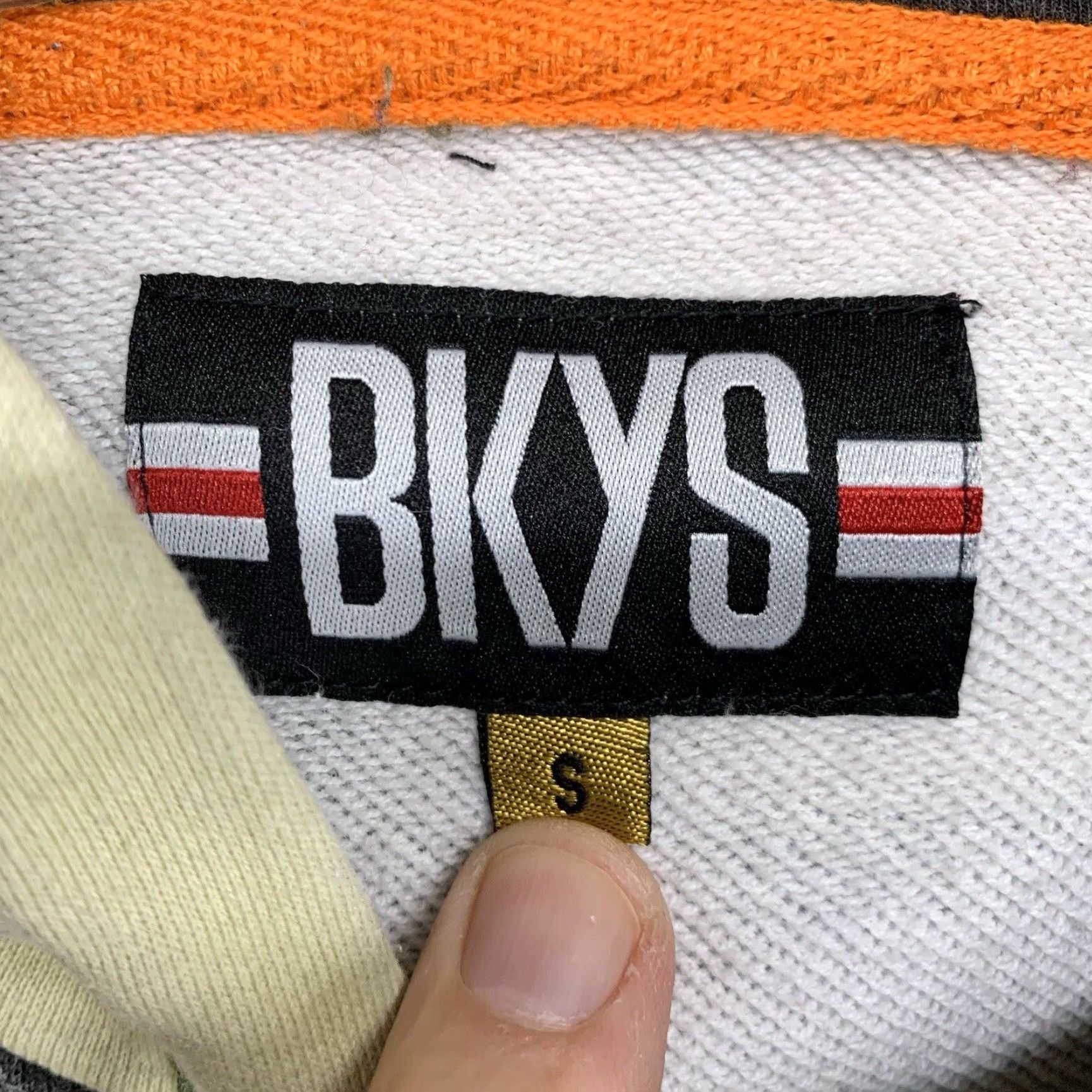 Vintage VINTAGE BKYS Hoodie Unisex Adults Small Camo Streetwear Long Sleeve Pullover Heavyweight Pockets Art Logo Size US S / EU 44-46 / 1 - 5 Thumbnail