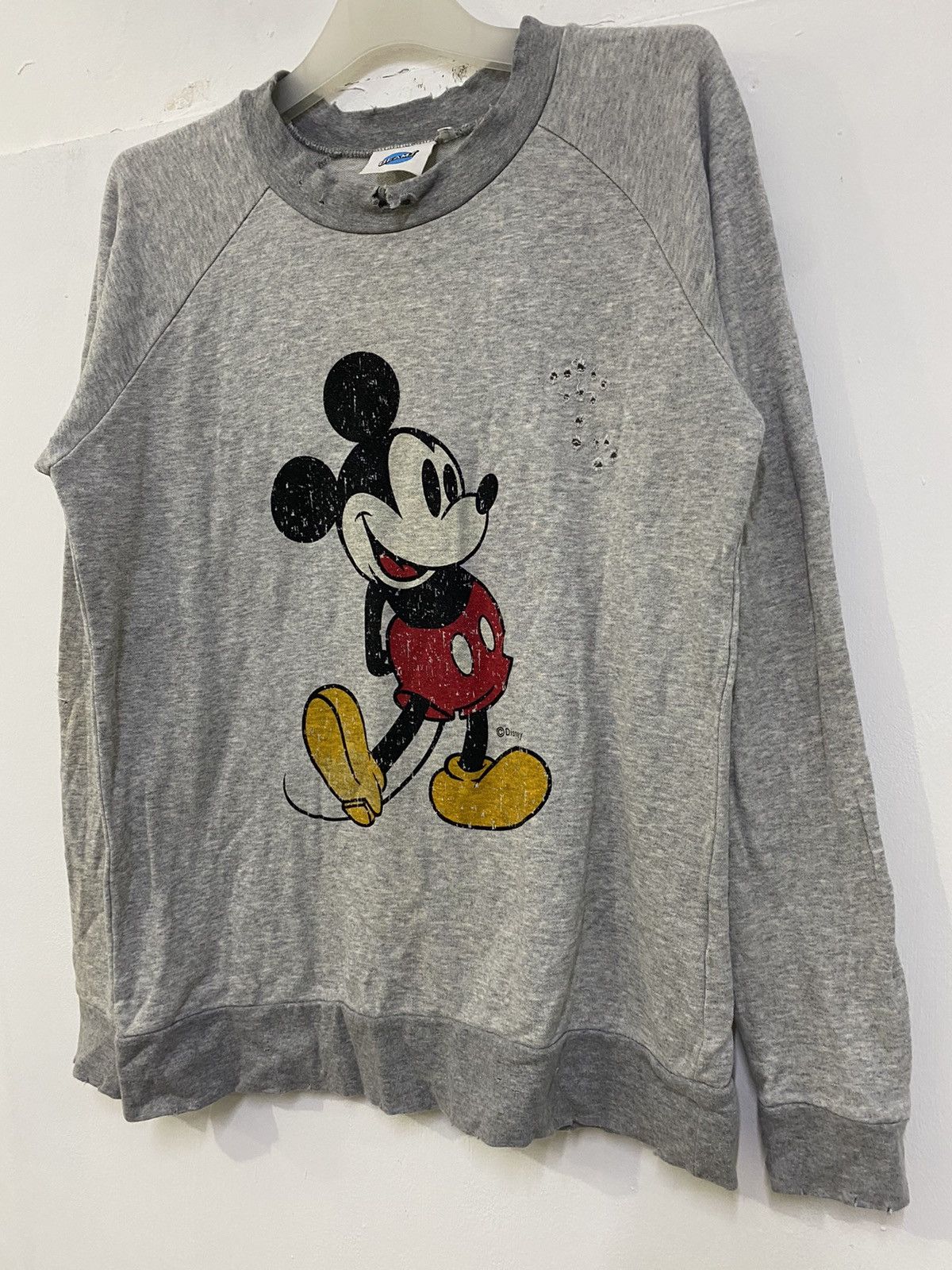 Beams Plus BEAMS X MICKEY MOUSE MIRROR PRINT DISTRESS SWEATSHIRT Size US S / EU 44-46 / 1 - 5 Thumbnail