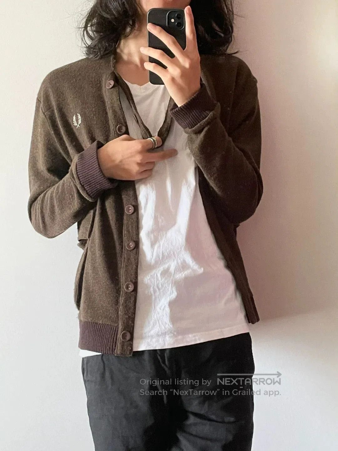Comme des Garcons Brown Long Sleeve Button. Size US L / EU 52-54 / 3 - 4 Thumbnail