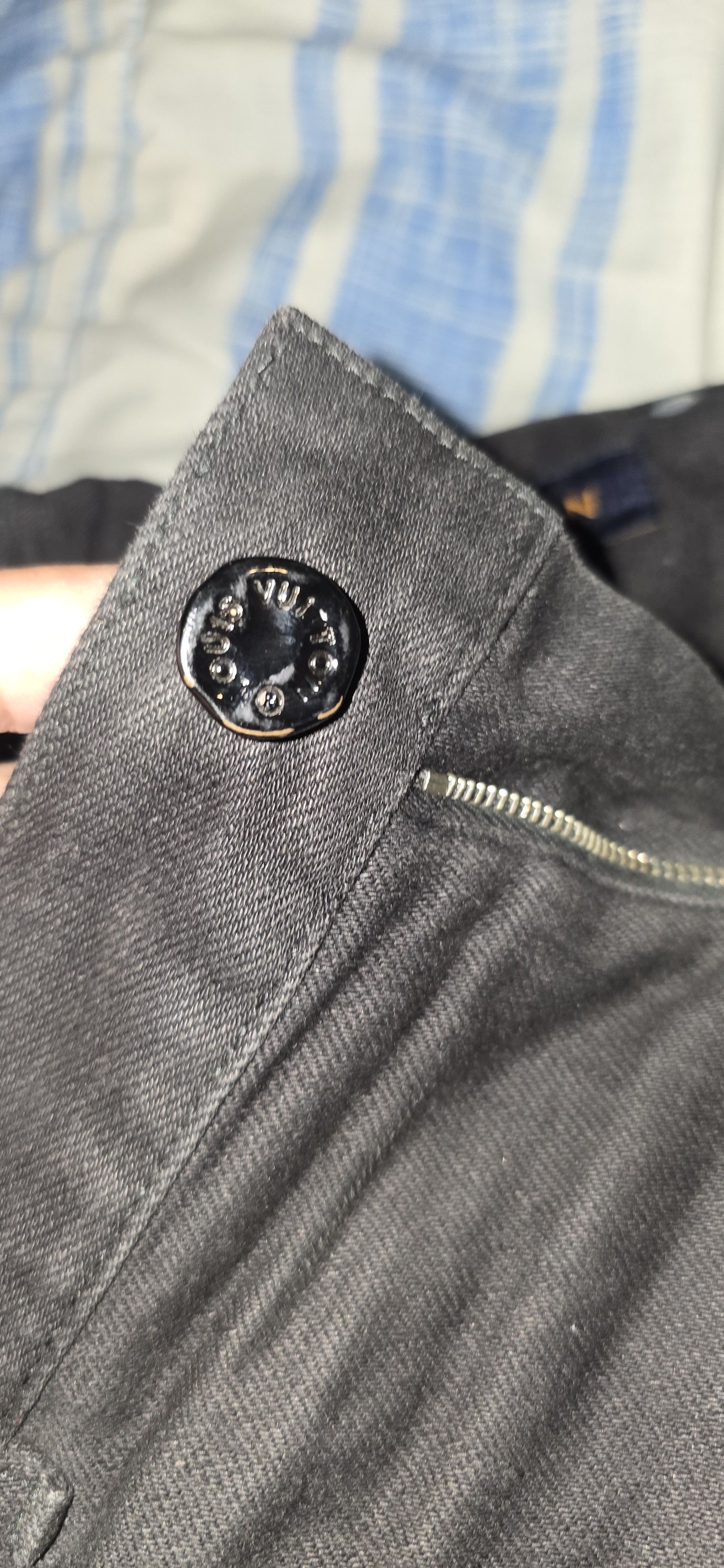 Louis Vuitton Black LV slim stretch denim Size US 34 / EU 50 - 1 Thumbnail