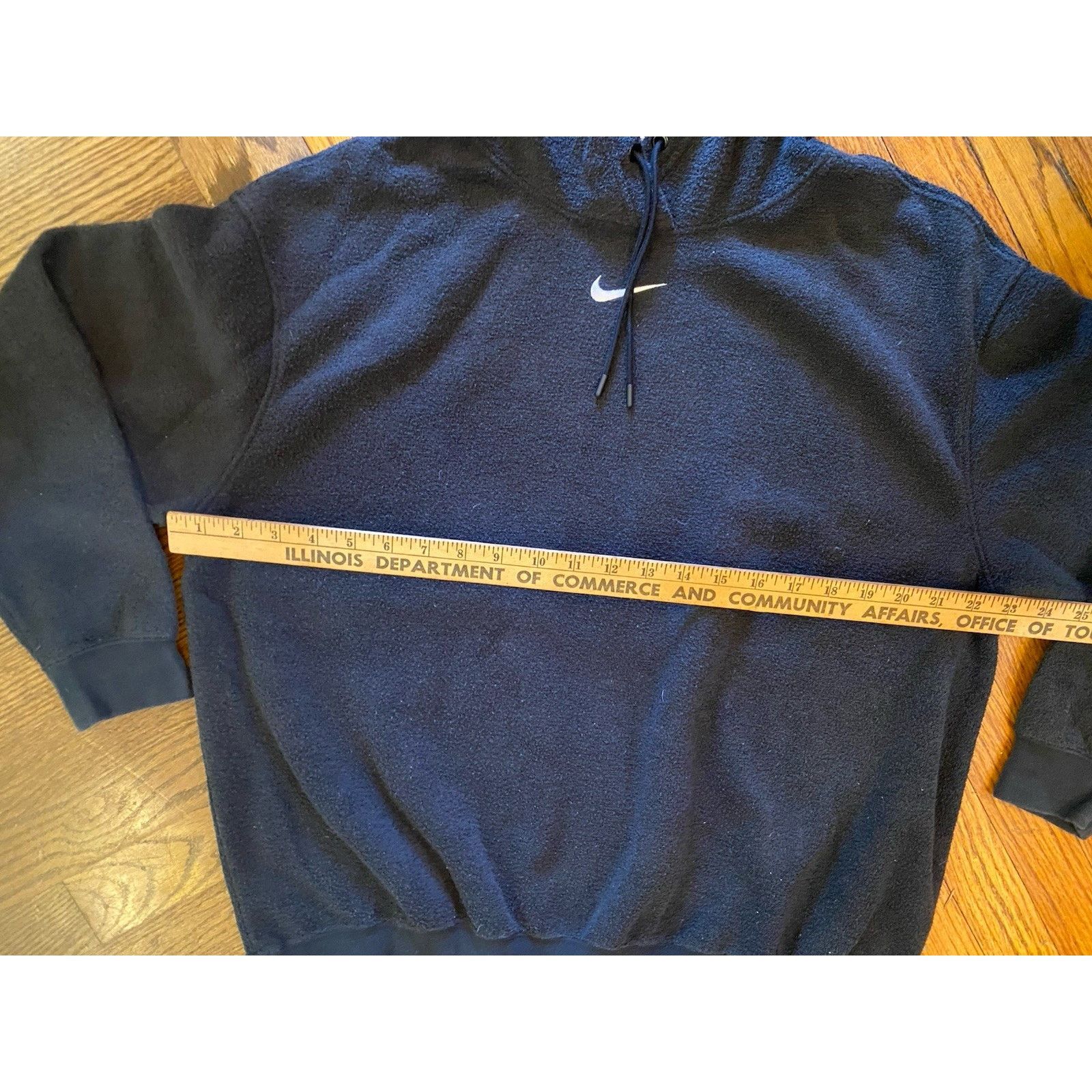 Nike Nike Terry Hoodie Sweatshirt Women’s Large Black Size L / US 10 / IT 46 - 4 Thumbnail