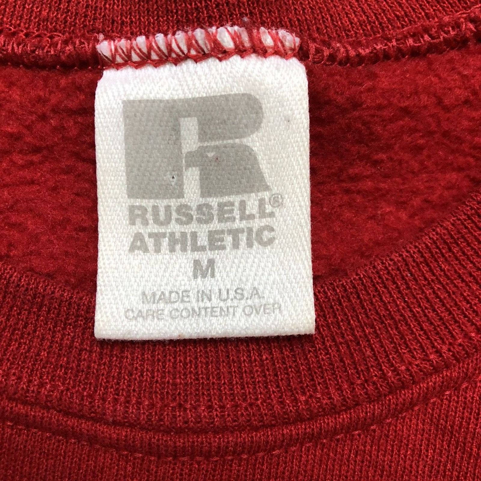 Russell Athletic × Vintage Vintage Russell Athletic Sweatshirt Blank USA Pullover 90s Size US M / EU 48-50 / 2 - 3 Thumbnail