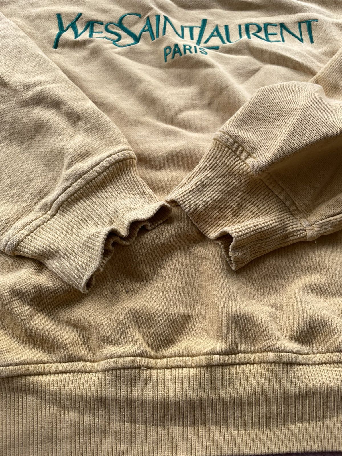 Yves Saint Laurent Yves saint laurent big logo sweatshirt Size US L / EU 52-54 / 3 - 2 Thumbnail