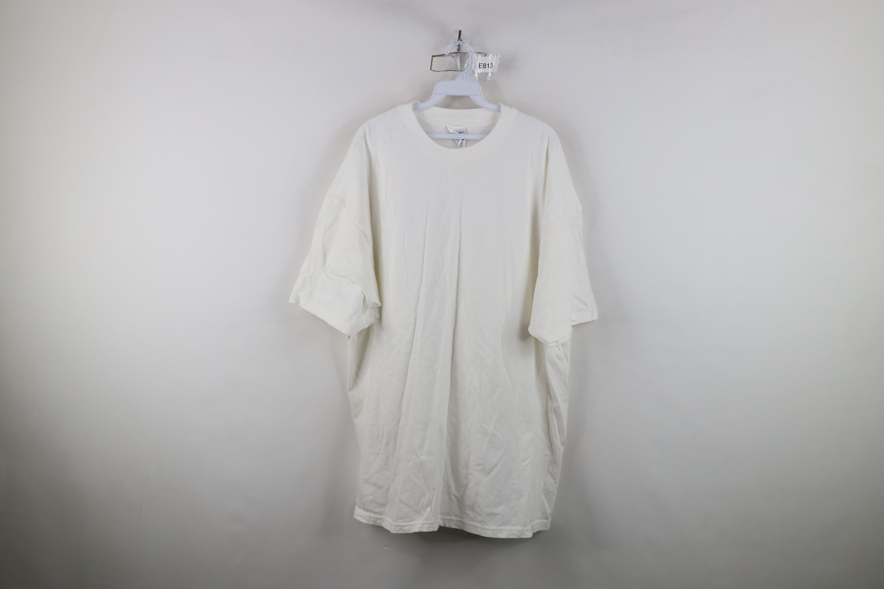 Hanes Vintage 90s Hanes Beefy Heavyweight Short Sleeve T-Shirt Size US XXL / EU 58 / 5 - 1 Thumbnail