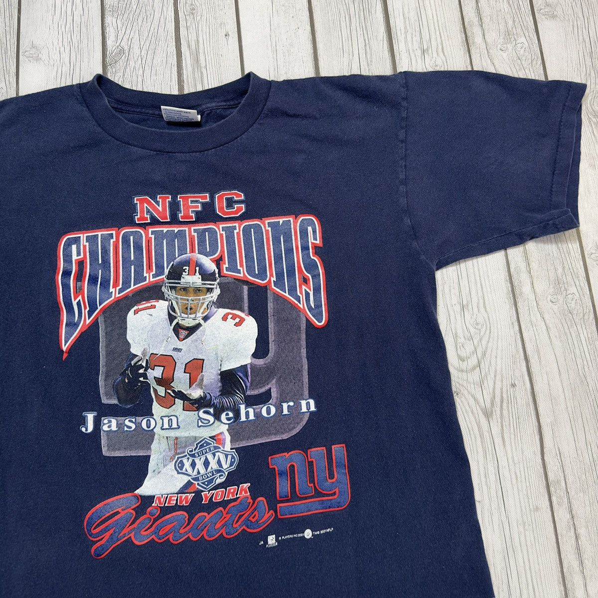 All Sport × NFL × Vintage Vintage New York Giants Jason Sehorn tee Size US L / EU 52-54 / 3 - 3 Thumbnail