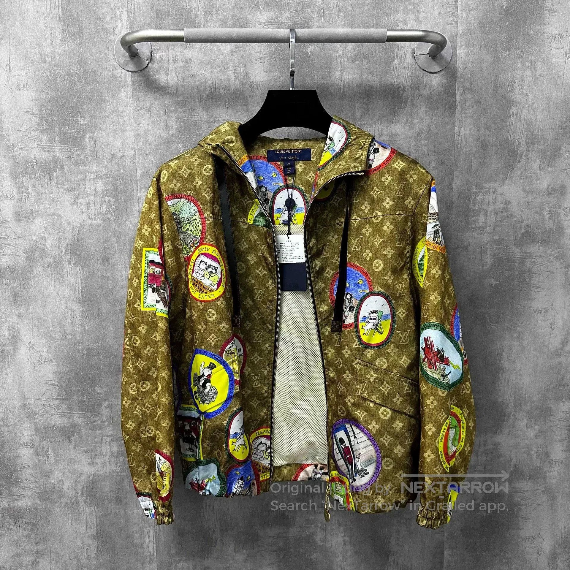 Louis Vuitton Louis Vuitton Catogram Collaboration Jacket. Size XS / US 0-2 / IT 36-38 - 3 Thumbnail