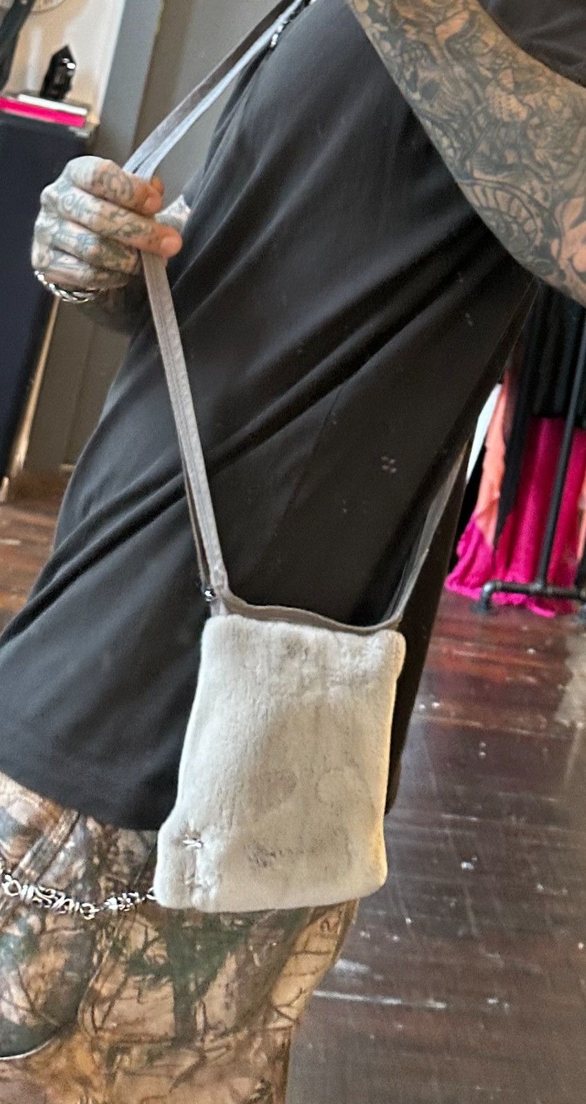 Chrome Hearts × Rick Owens 1/1 CHROME HEARTS x RICK OWENS * MINK * FUR BAG !! Size ONE SIZE - 7 Thumbnail