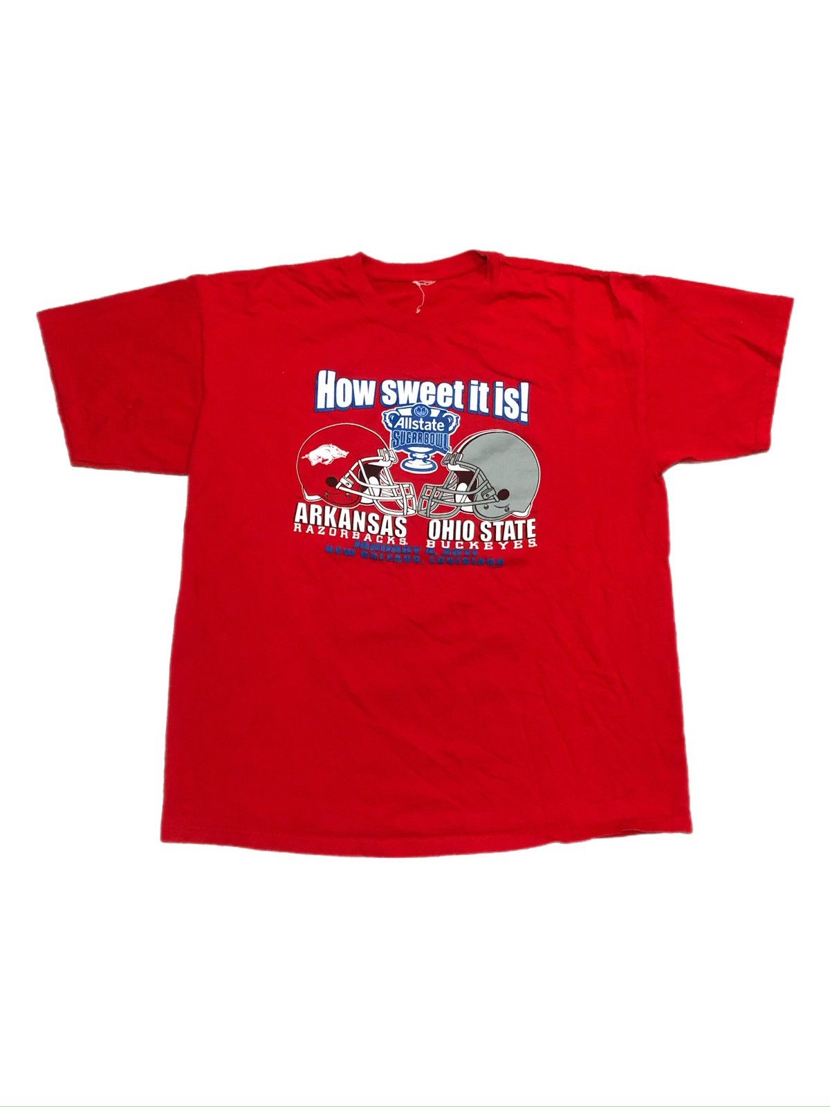 Other 2011 Arkansas Razorbacks Sugar Bowl Tee Size US XL / EU 56 / 4 - 1 Thumbnail