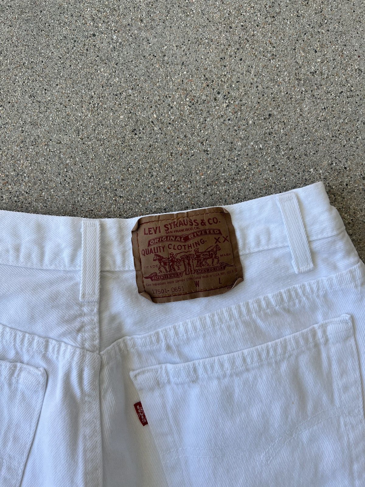 Levi's 1998 White Levis Denim Women Regular Fit Jeans Size 16M Size 38" / US 16 / IT 52 - 5 Thumbnail