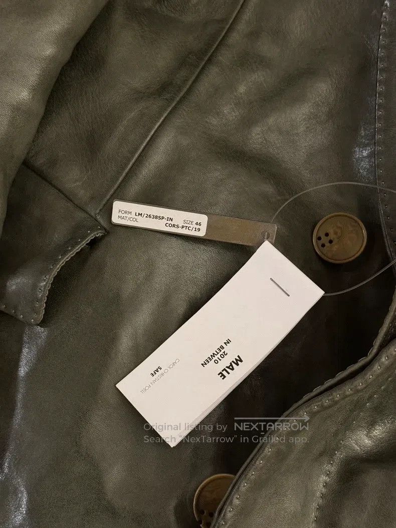Carol Christian Poell Carol Christian Poell Titanium alloy long leather blazer Size US S / EU 44-46 / 1 - 8 Thumbnail