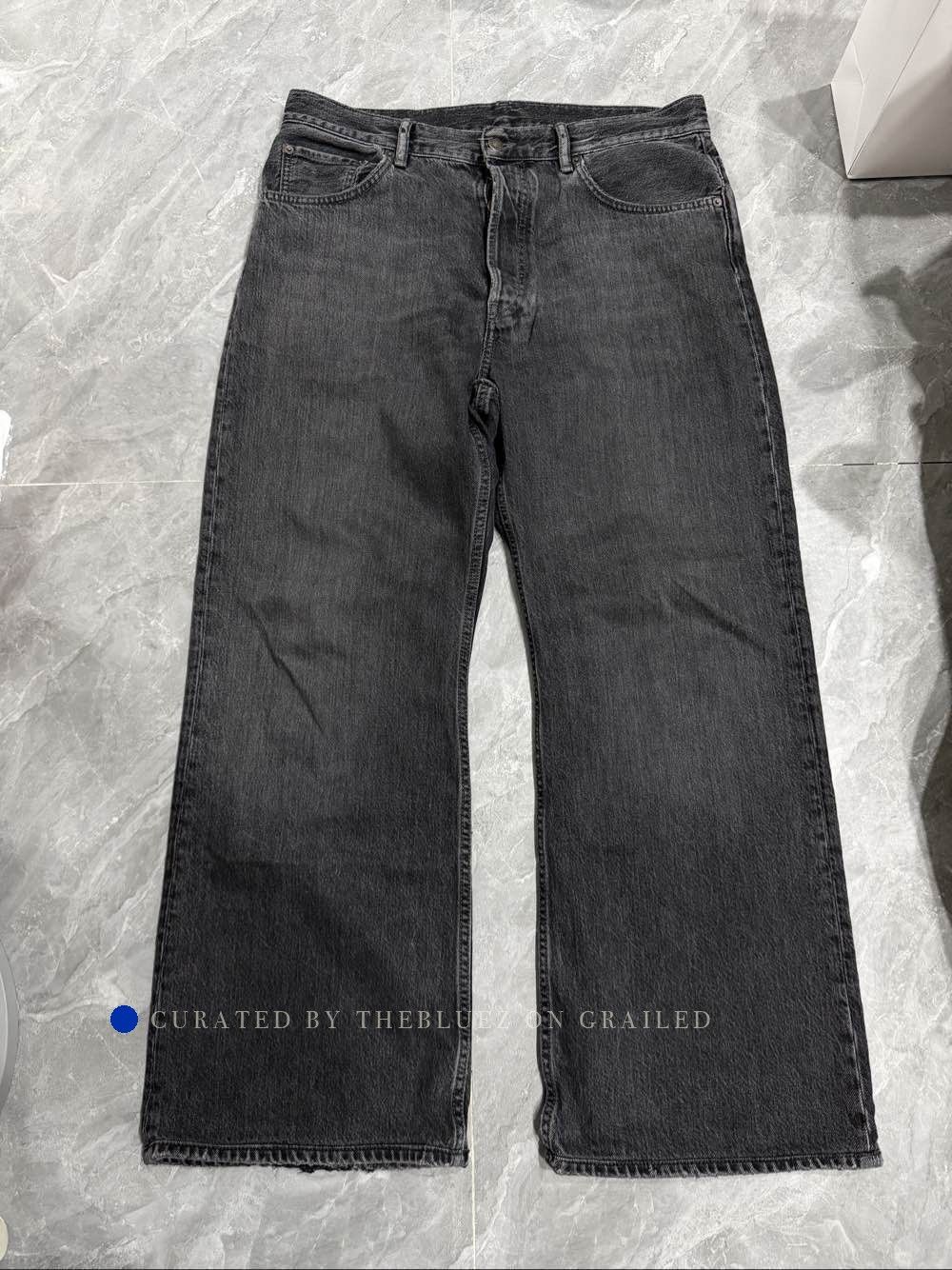 Acne Studios Vintage Black Denim Jeans - Size 30 Size US 30 / EU 46 - 1 Thumbnail
