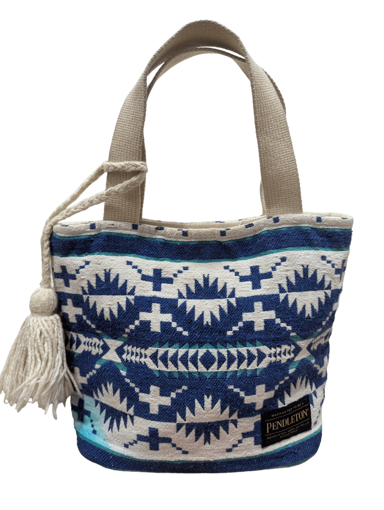 Pendelton Navajo Small Tote Bag (BLUE)