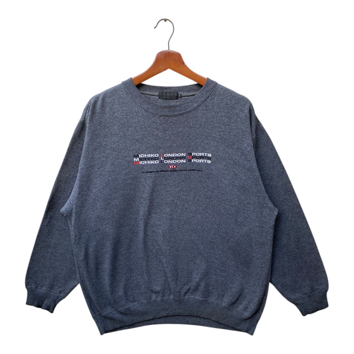 Japanese Brand Michiko London Sports Sweatshirt Jumper