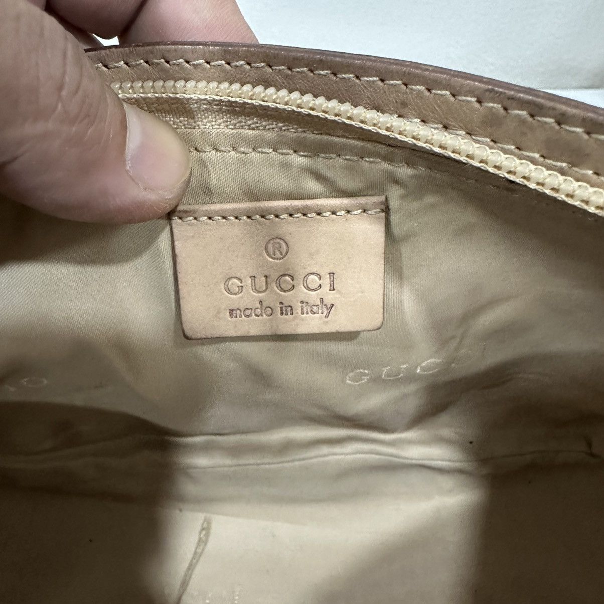Gucci GUCCI GG CANVAS BOAT POCHETTE BAG 8 Size ONE SIZE - 10 Thumbnail