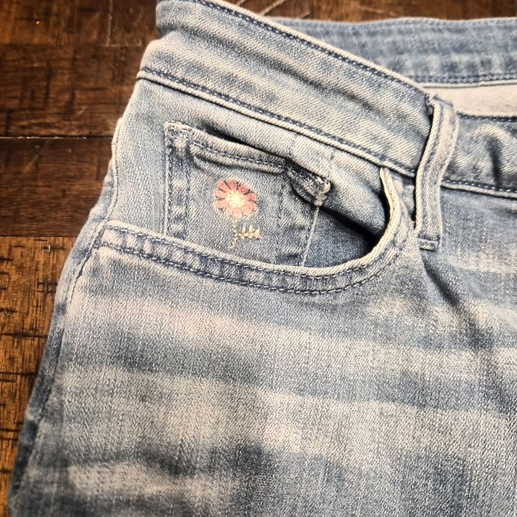 7 For All Mankind 7 For All Mankind Womens Jeans Size 10 30 Crop Kick Flare Stretch Blue G217 Size 32" / US 10 / IT 46 - 3 Thumbnail