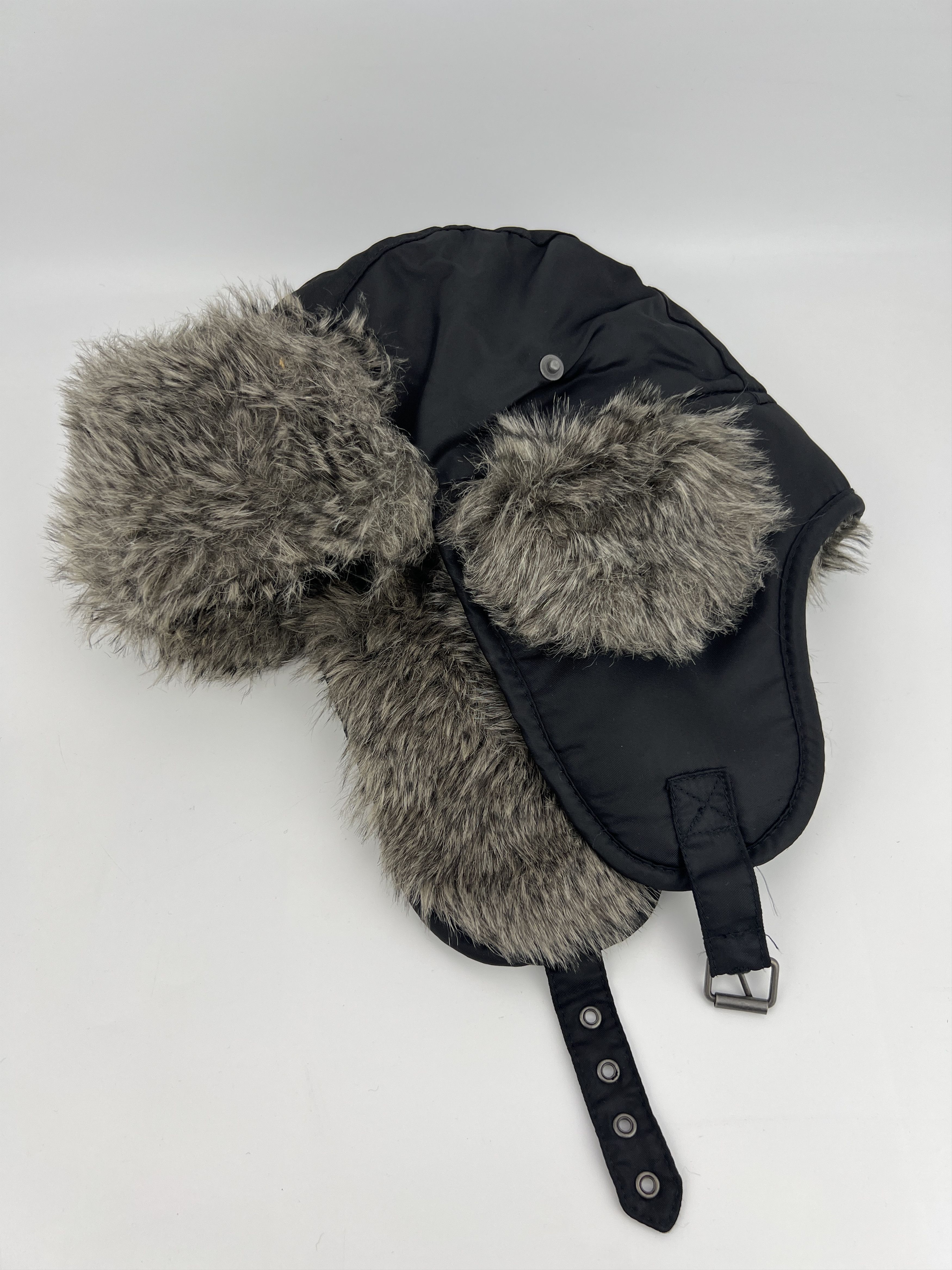 H&M y2k style faux fur ushanka hat floppy ears Size ONE SIZE - 4 Thumbnail