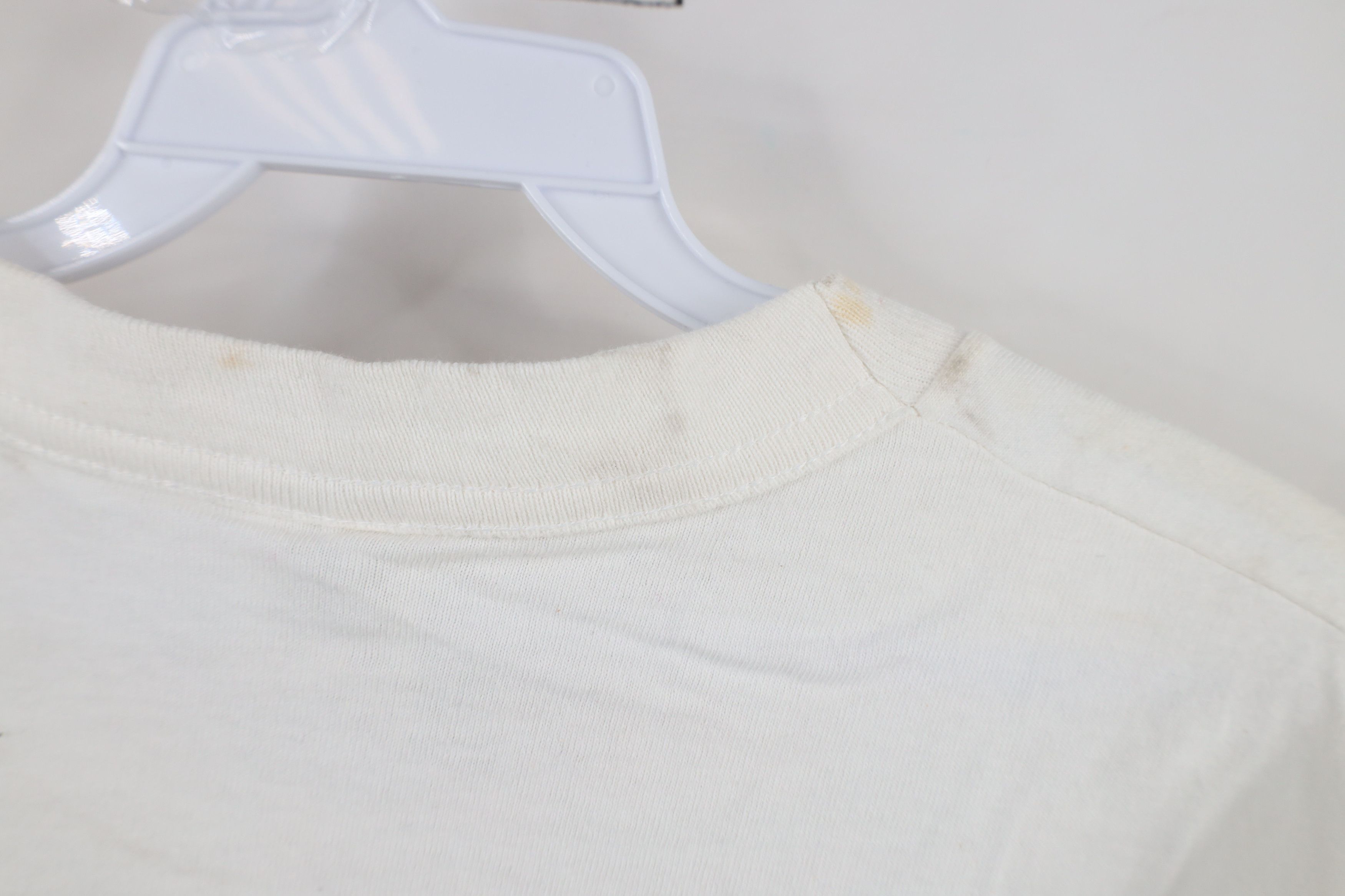 Vintage Vintage 90s Streetwear Cotton Short Sleeve T-Shit White USA Size US M / EU 48-50 / 2 - 7 Thumbnail