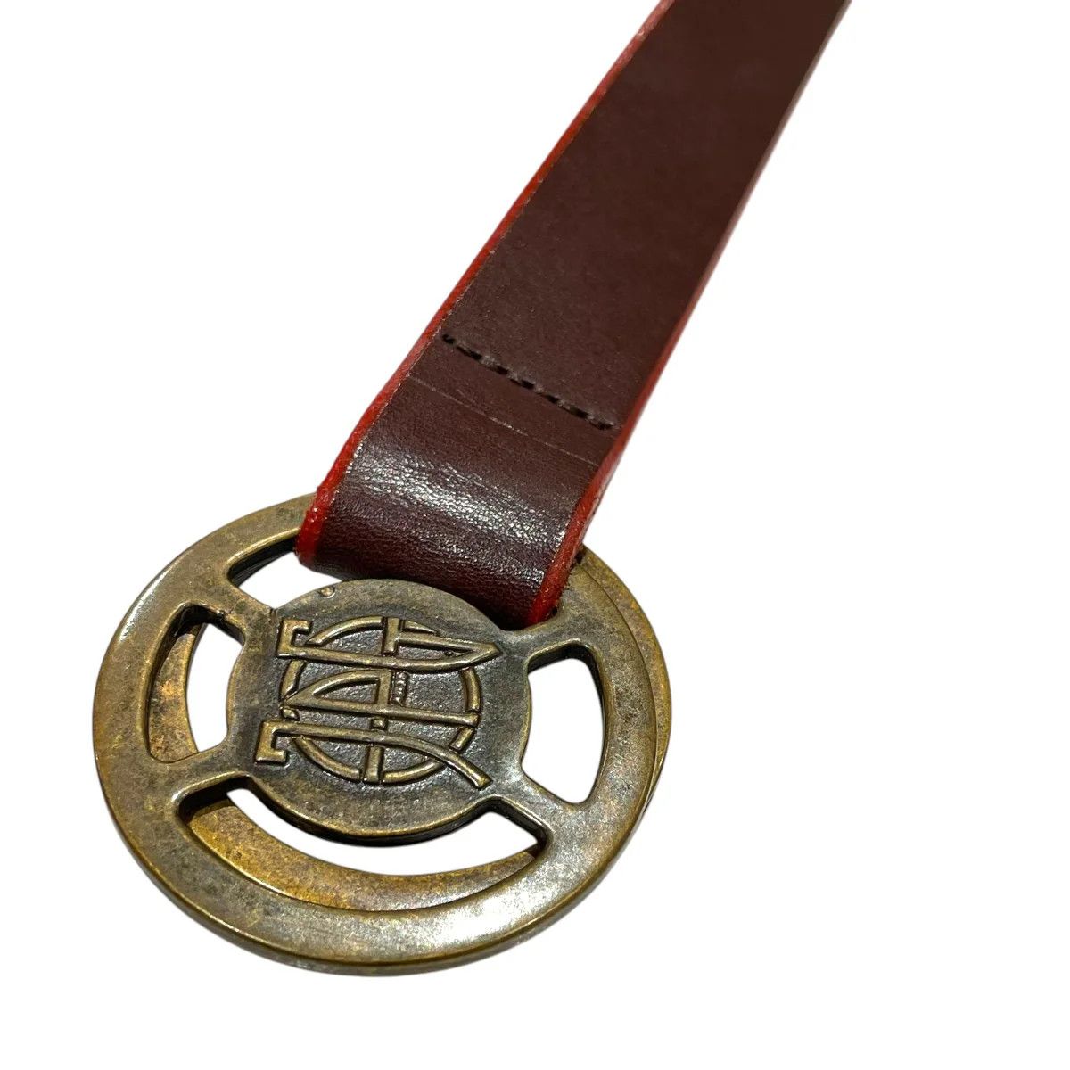 Jean Paul Gaultier Archive Logo Leather Belt Size ONE SIZE - 5 Thumbnail