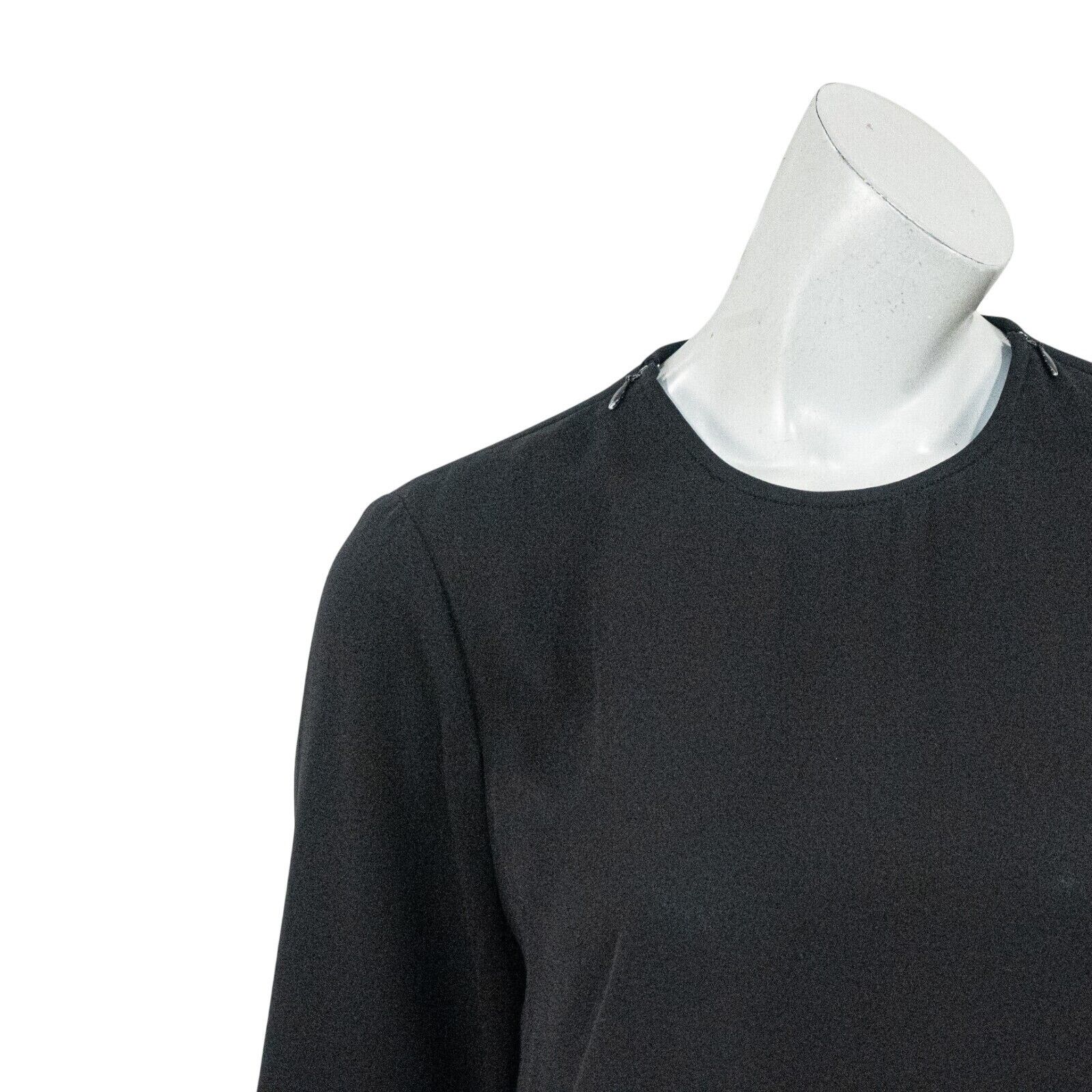 Zimmermann Zimmermann Women's Pleat Swing Top in Black zip Shoulder Size XS / US 0-2 / IT 36-38 - 9 Thumbnail