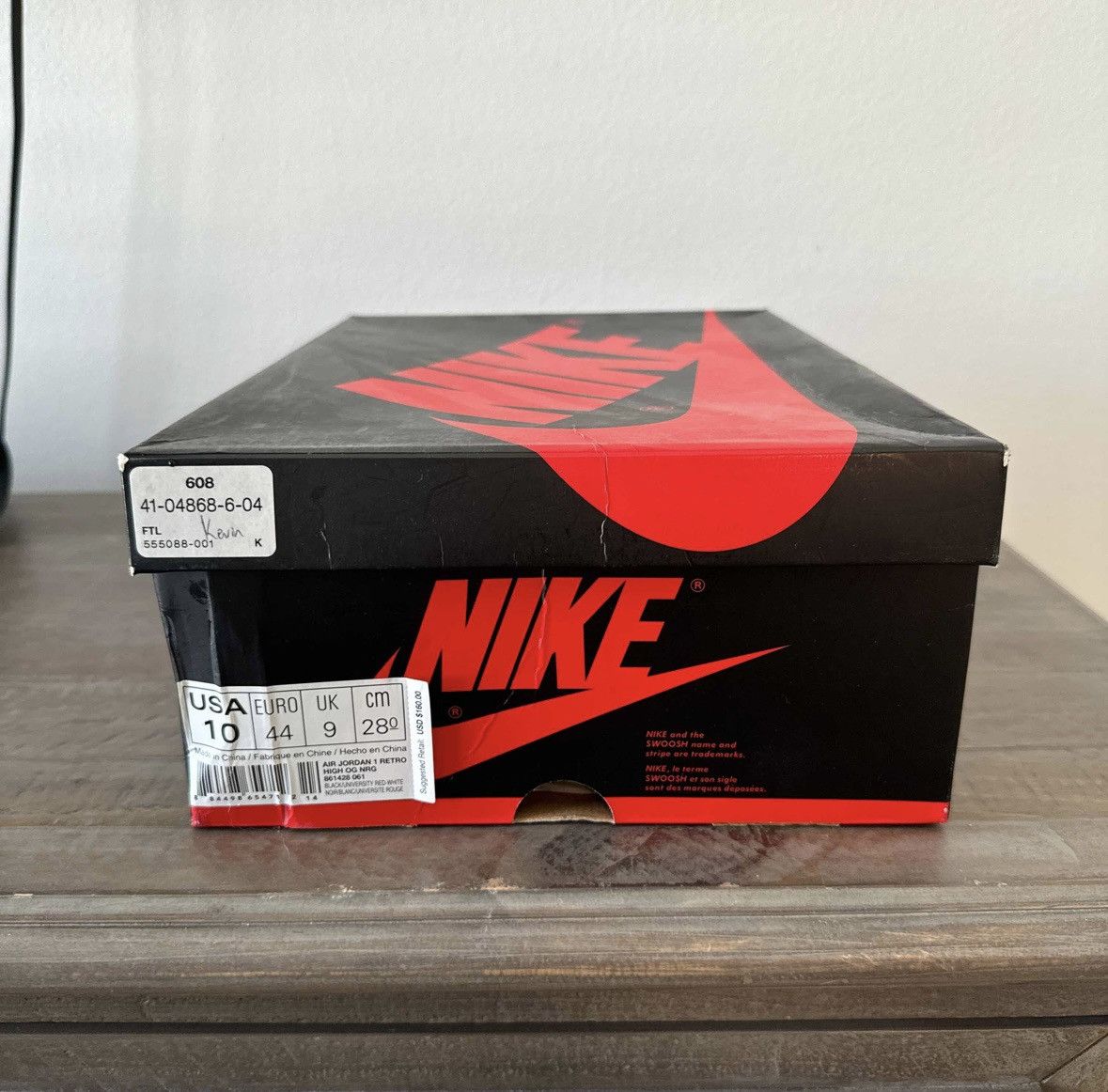 Jordan Brand Air Jordan 1 Retro OG NRG ‘Homage to Home’ Size US 10 / EU 43 - 7 Thumbnail