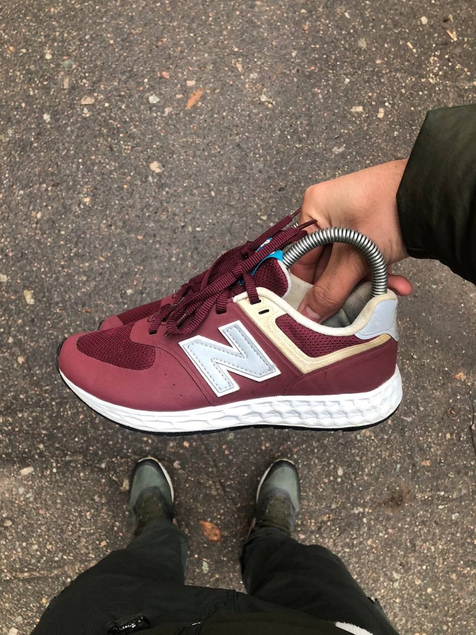 New Balance × Vintage VERY RARR NEW BALANCE 574 REFLECTIVE SNEAKERS JAPAN STYLE Size US 4.5 / IT 34.5 - 1 Thumbnail