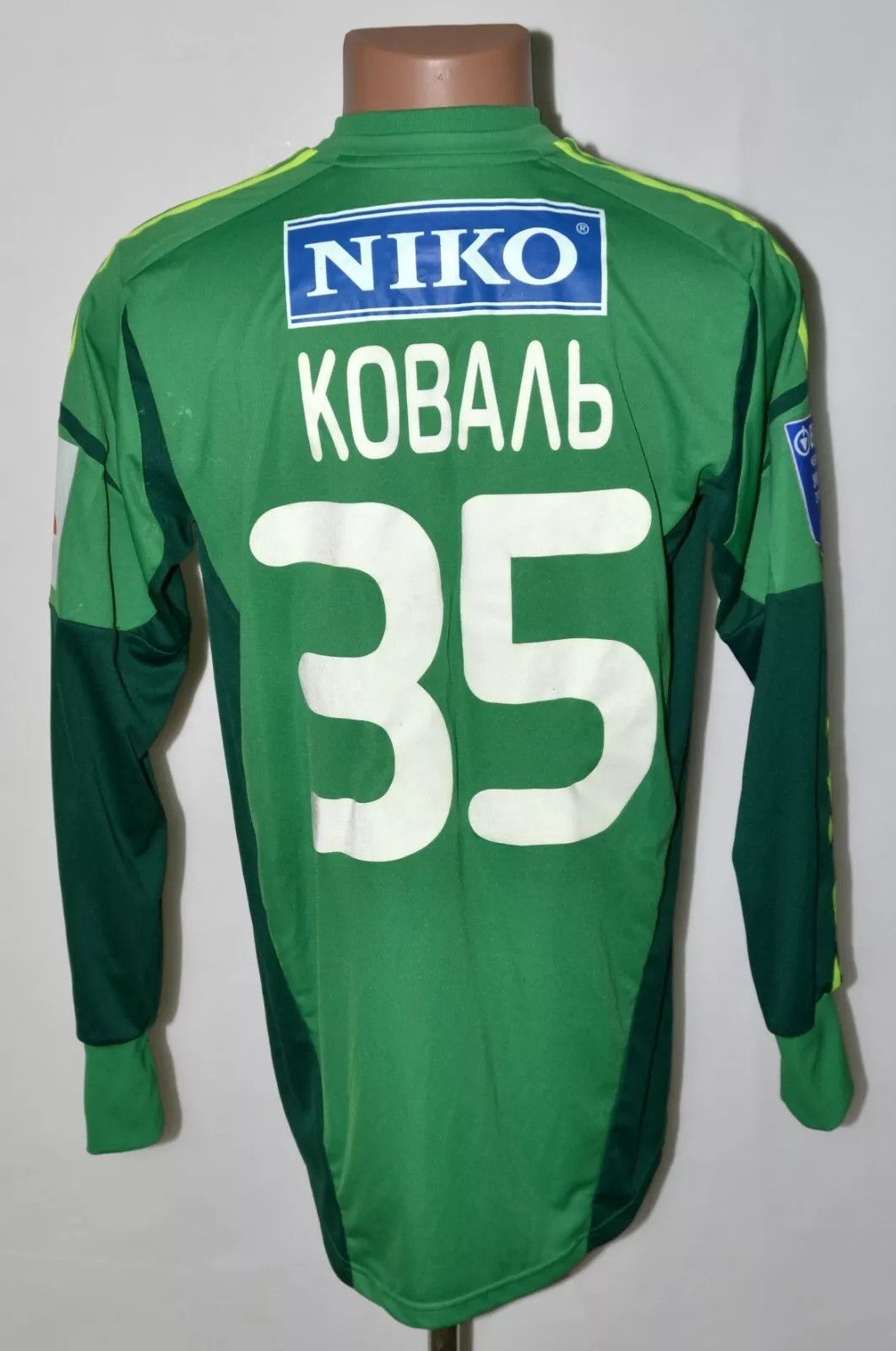 Adidas DYNAMO KYIV 2013/2014 MATCH WORN SHIRT #35 KOVAL ADIDAS L Size US L / EU 52-54 / 3 - 1 Thumbnail