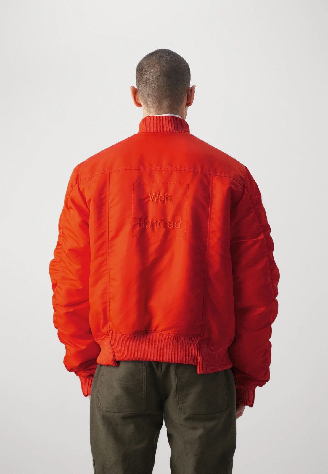 Acne Studios !DS! SS23 Won Hundred Reykjavik M Red Bomber Jacket Size US L / EU 52-54 / 3 - 5 Thumbnail