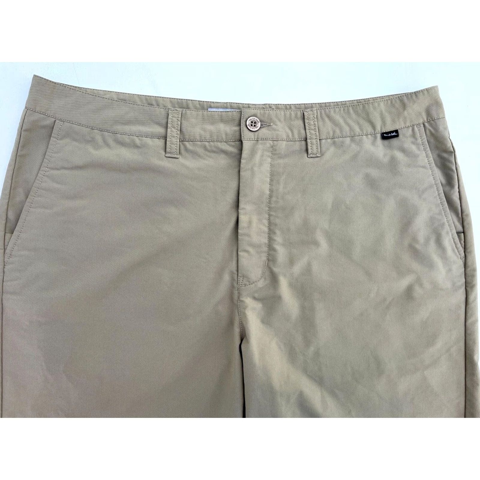 TravisMathew Travis Mathew Men's Chino Shorts 38 Khaki Flat Front 10" Inseam Regular Size Type Regular Waist 38 Way Sports Mens Size US 38 / EU 54 - 3 Thumbnail