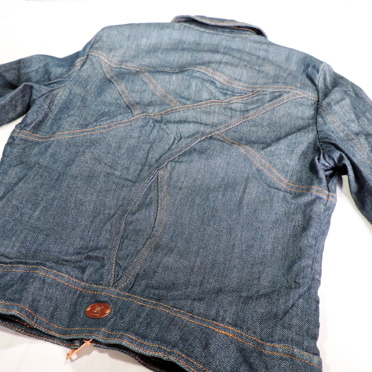 Celine CELINE INDIGO TRIOMPHE DOUBLE ZIP DENIM JACKET Size XS / US 0-2 / IT 36-38 - 11 Thumbnail
