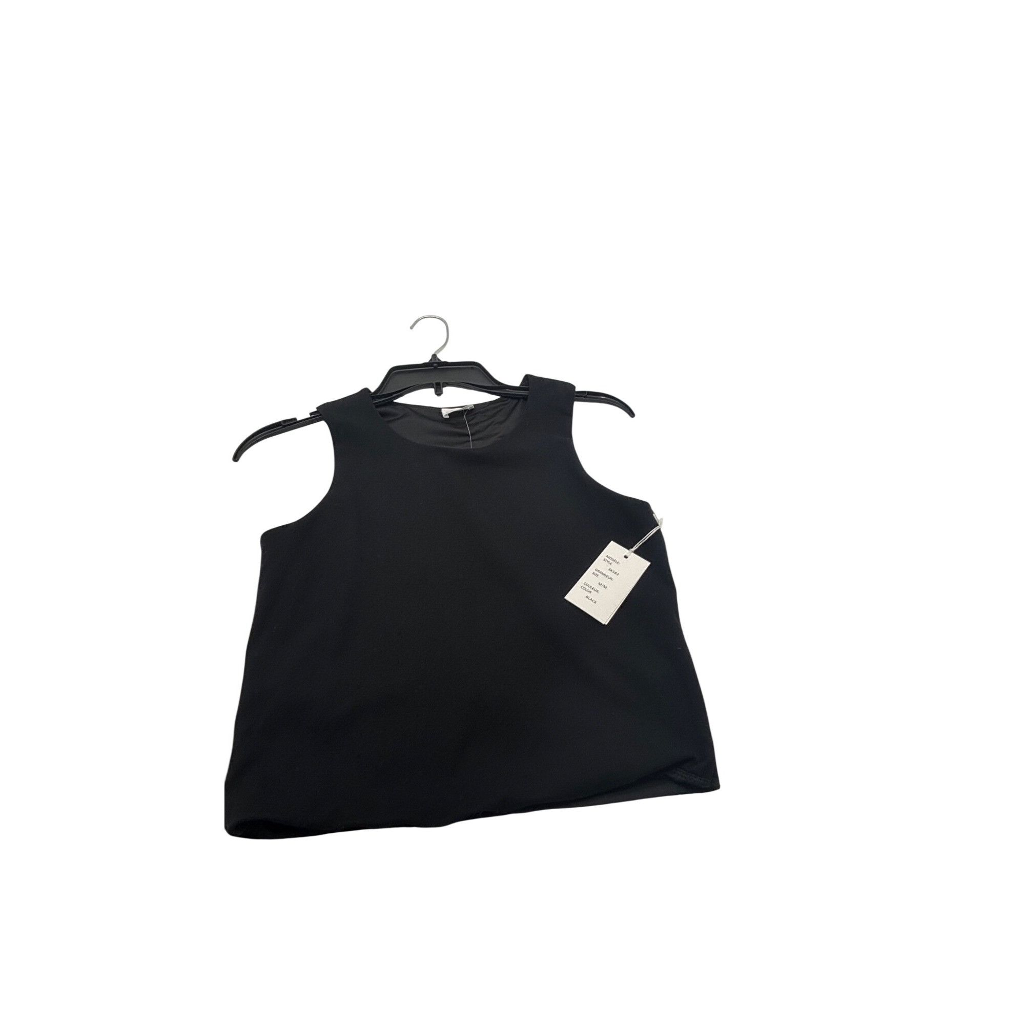 Other J.o&co Womens High Neck Compression Cropped Tank Top, Black, Size M / US 6-8 / IT 42-44 - 7 Thumbnail