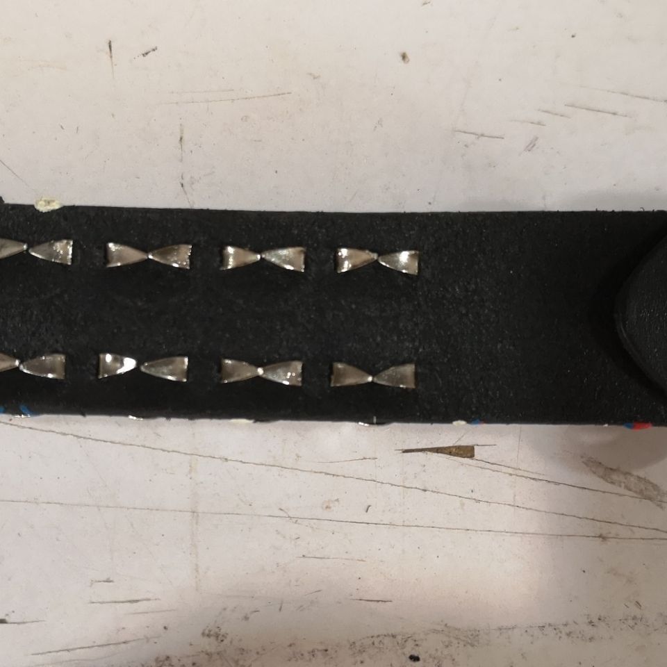 VIBE Crazy Vintage Belt Riveted Belts Menswear Accessories Size ONE SIZE - 1 Thumbnail