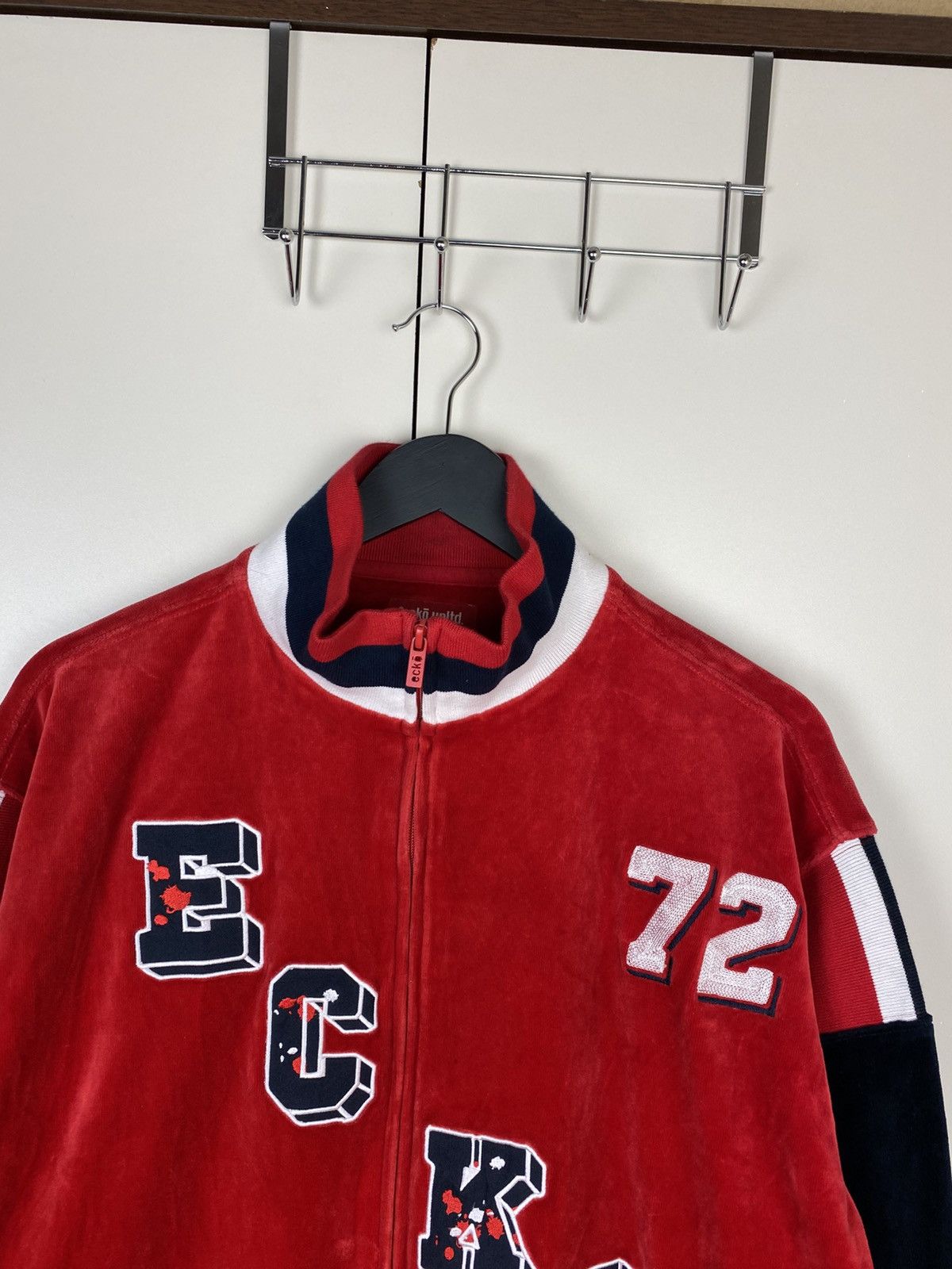 Ecko Unltd. Vintage Ecko Unlimited Y2K Velour Zip Jacket Olimp Rap Y2K Size US XL / EU 56 / 4 - 2 Thumbnail