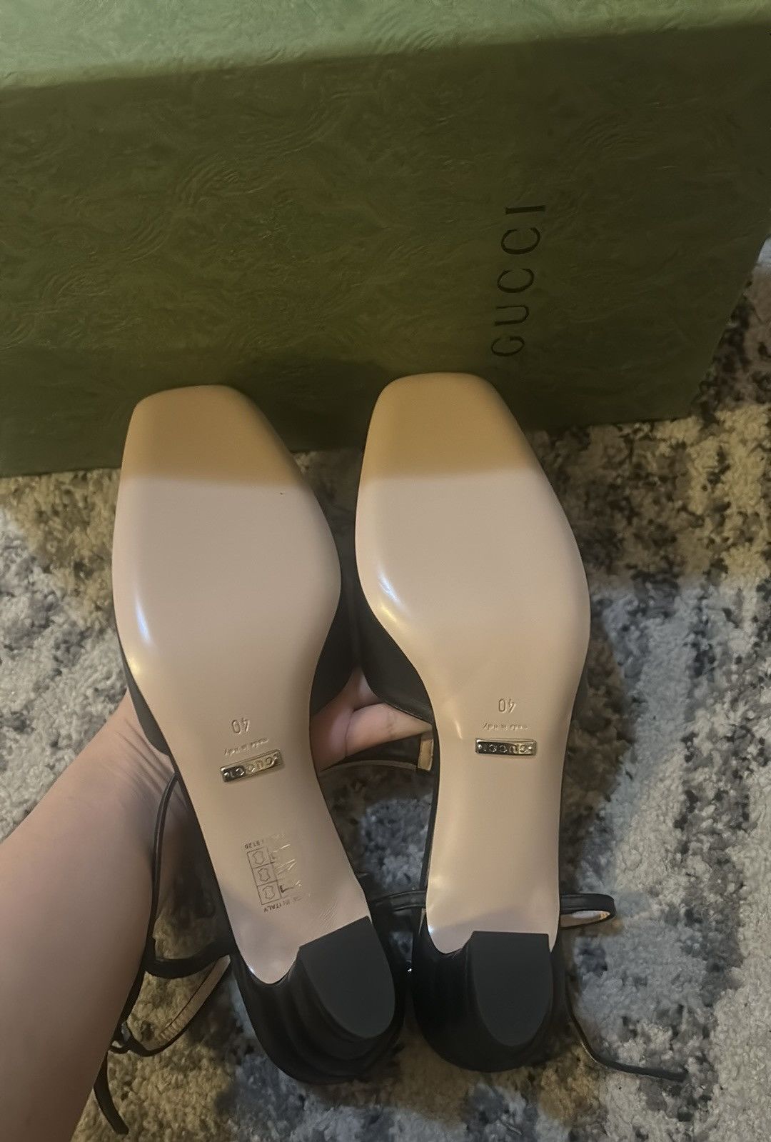 Gucci Gucci Double G T-Bar Leather Pumps Size US 10 / IT 40 - 5 Thumbnail