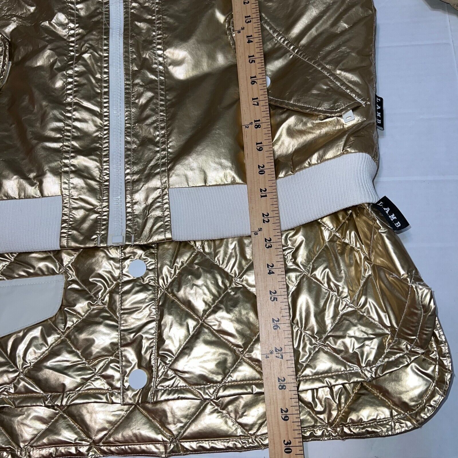 Burton L.A.M.B. By Burton DryRide Gold Metallic Jacket & Vest Large Size L / US 10 / IT 46 - 17 Thumbnail
