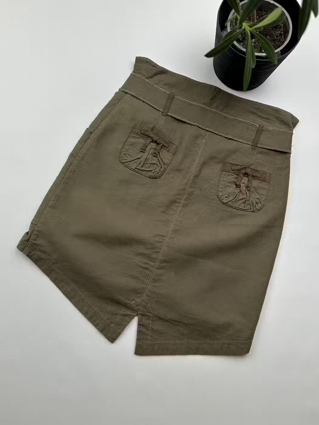 Kenzo Kenzo Vintage Belt Skirt (80) Size 27" / US 4 / IT 40 - 9 Thumbnail