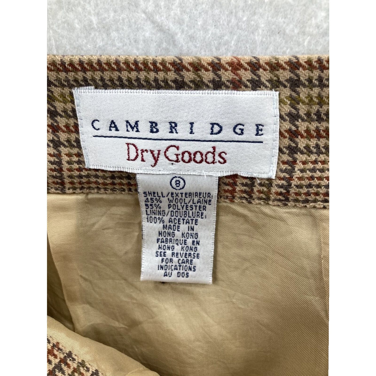 Vintage VINTAGE Cambridge Dry Goods Plaid Wool Skirt Womens 8 Knee Length Size 30" / US 8 / IT 44 - 6 Thumbnail