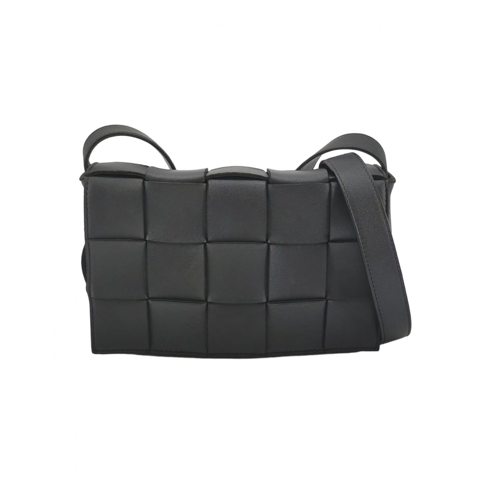 Bottega Veneta Bottega Veneta Cassette Intreccio Leather Shoulder Bag Size ONE SIZE - 1 Thumbnail