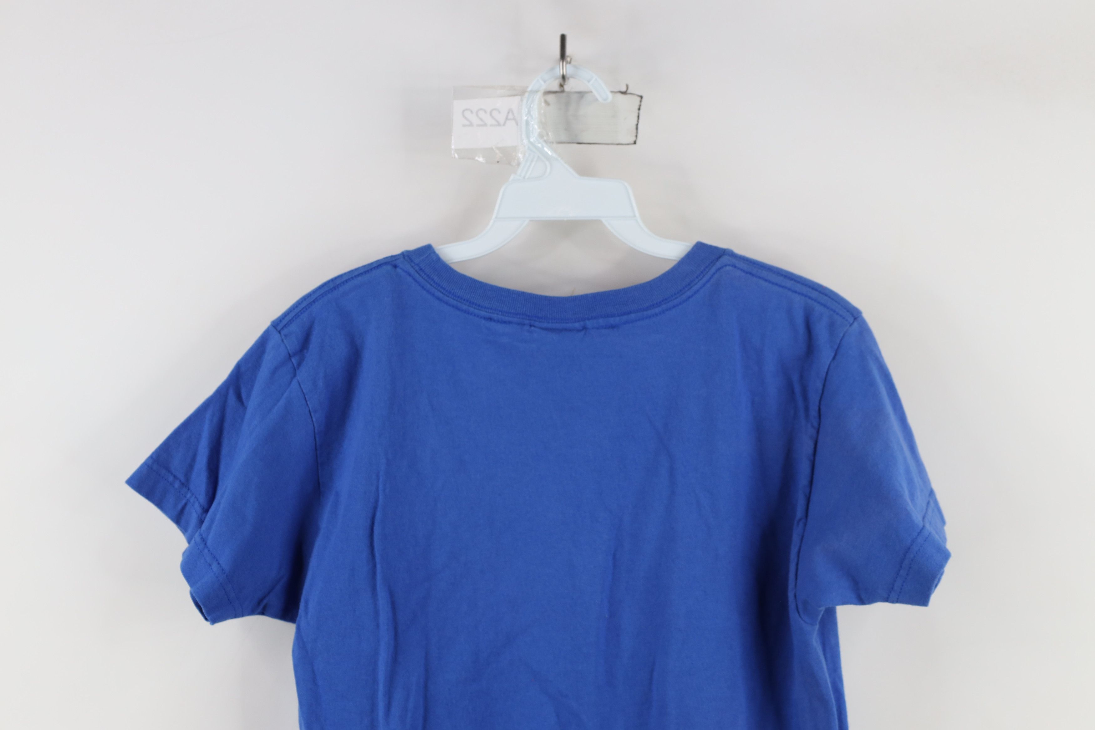 Etnies × Vintage Vintage 90s Etnies Skateboard Chain T-Shirt Blue Cotton Size L / US 10 / IT 46 - 12 Thumbnail