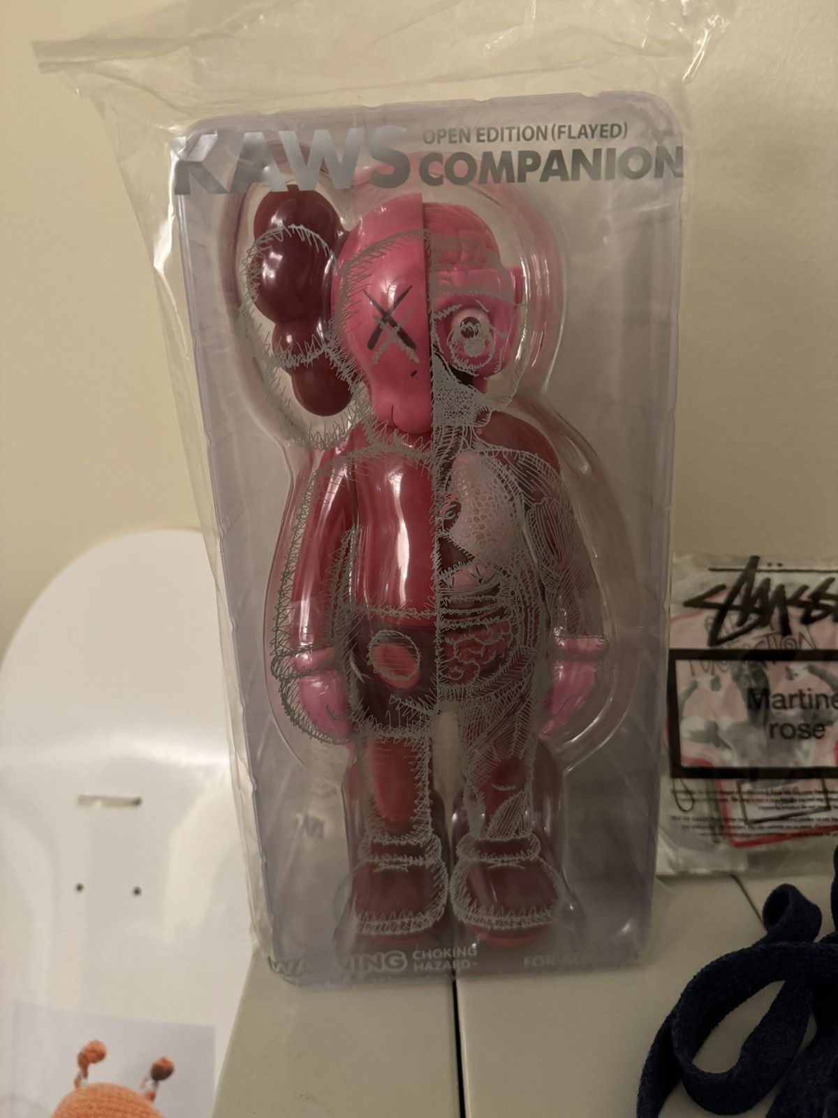 image of Kaws Companion Flayed Open Edition in Red, Men's