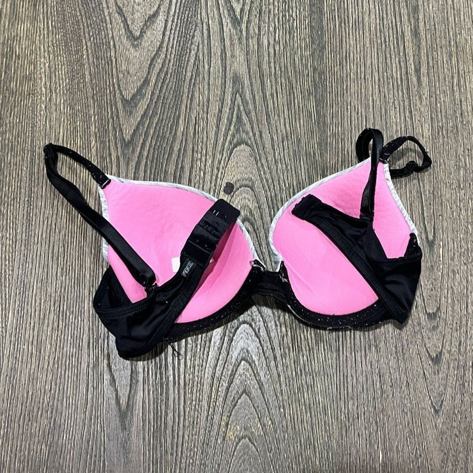 Victoria's Secret PINK by Victoria Secret Push Up Bra Adjustable Straps 34B Size ONE SIZE - 6 Thumbnail