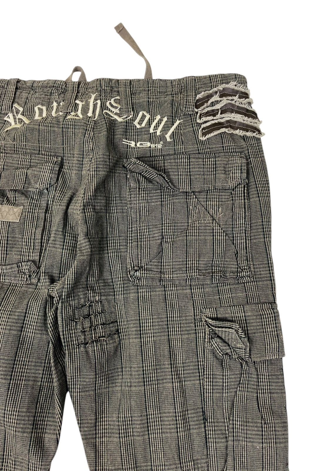 Japanese Brand Japanese Brand Rough Soul Cargo Distress Style Pants Size US 34 / EU 50 - 13 Thumbnail