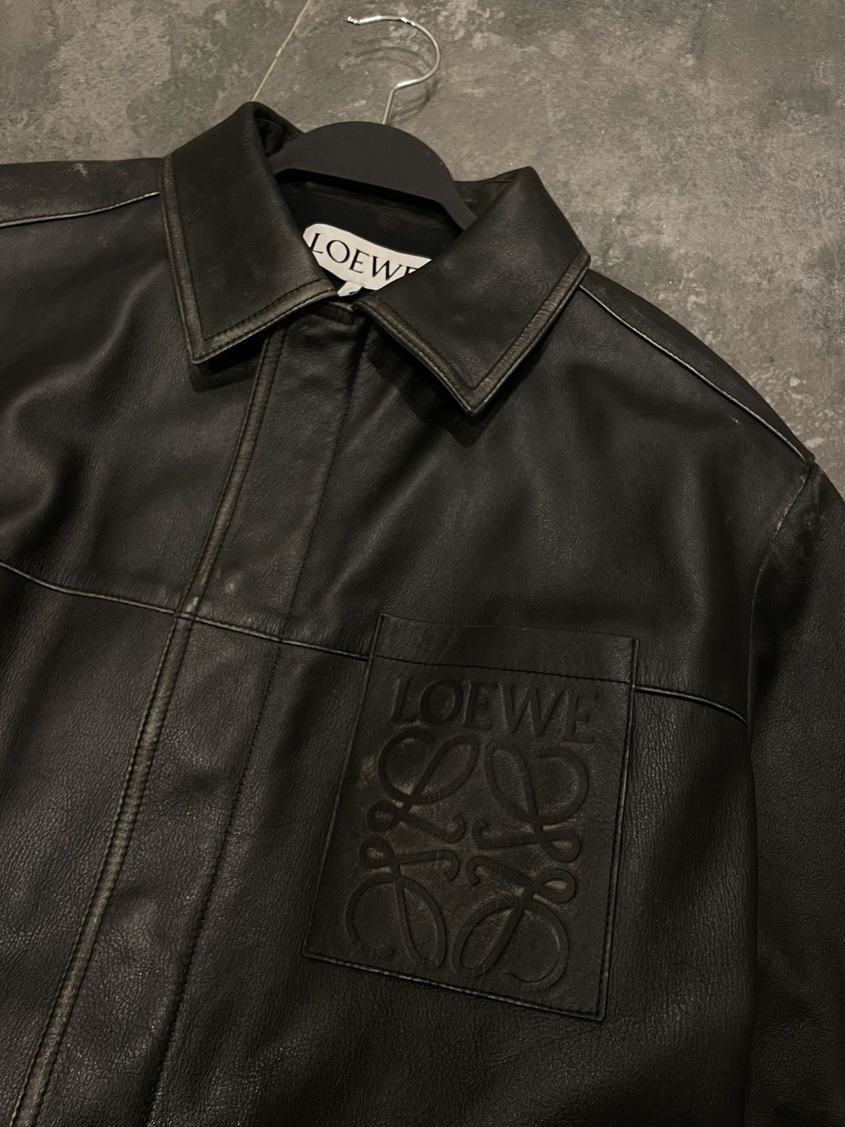 Loewe Loewe Leather Black Jacket Size US M / EU 48-50 / 2 - 2 Thumbnail