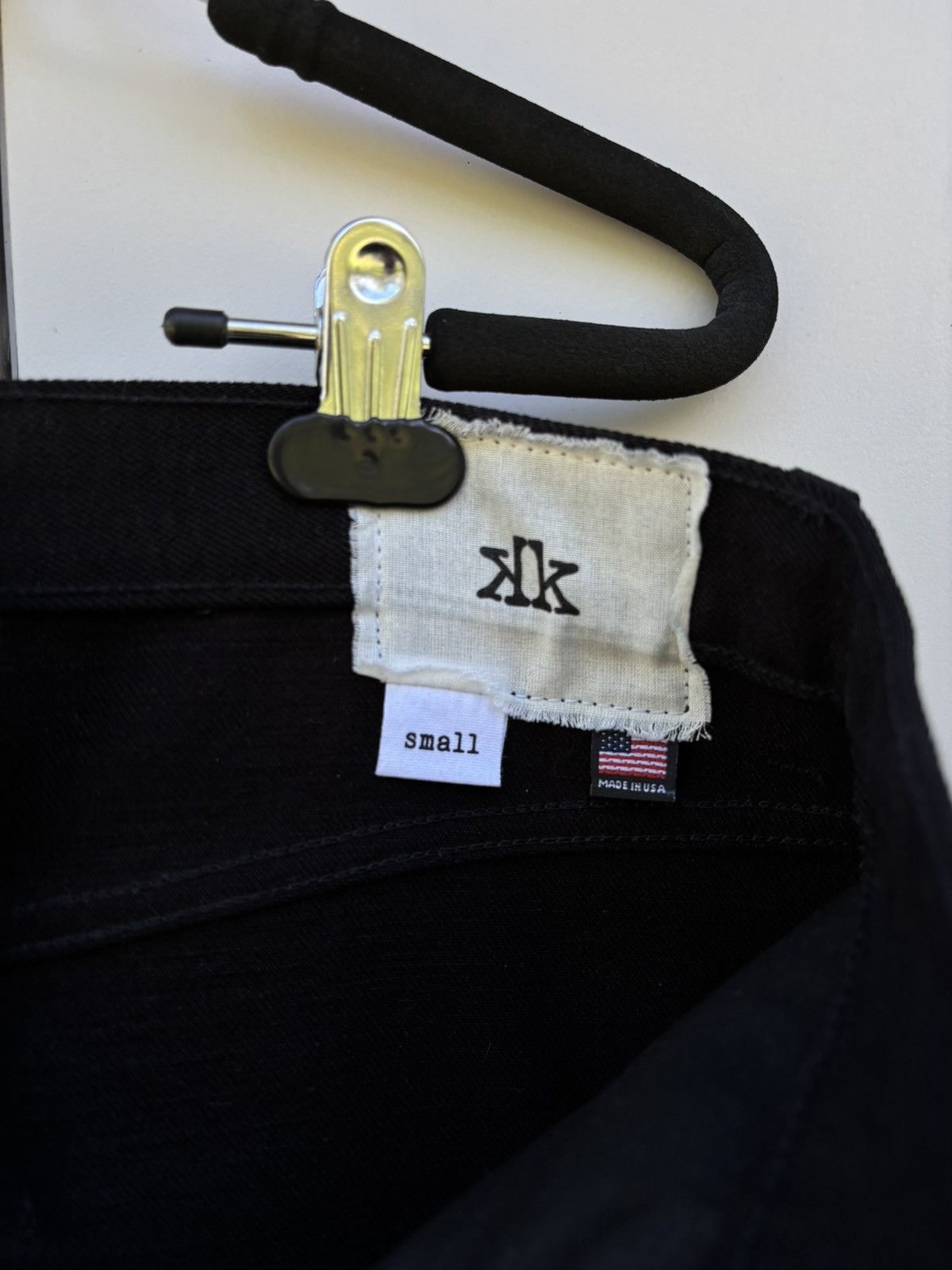 K-Two Studios Ktwo 20z Black Selvedge Denim Size US 30 / EU 46 - 6 Thumbnail