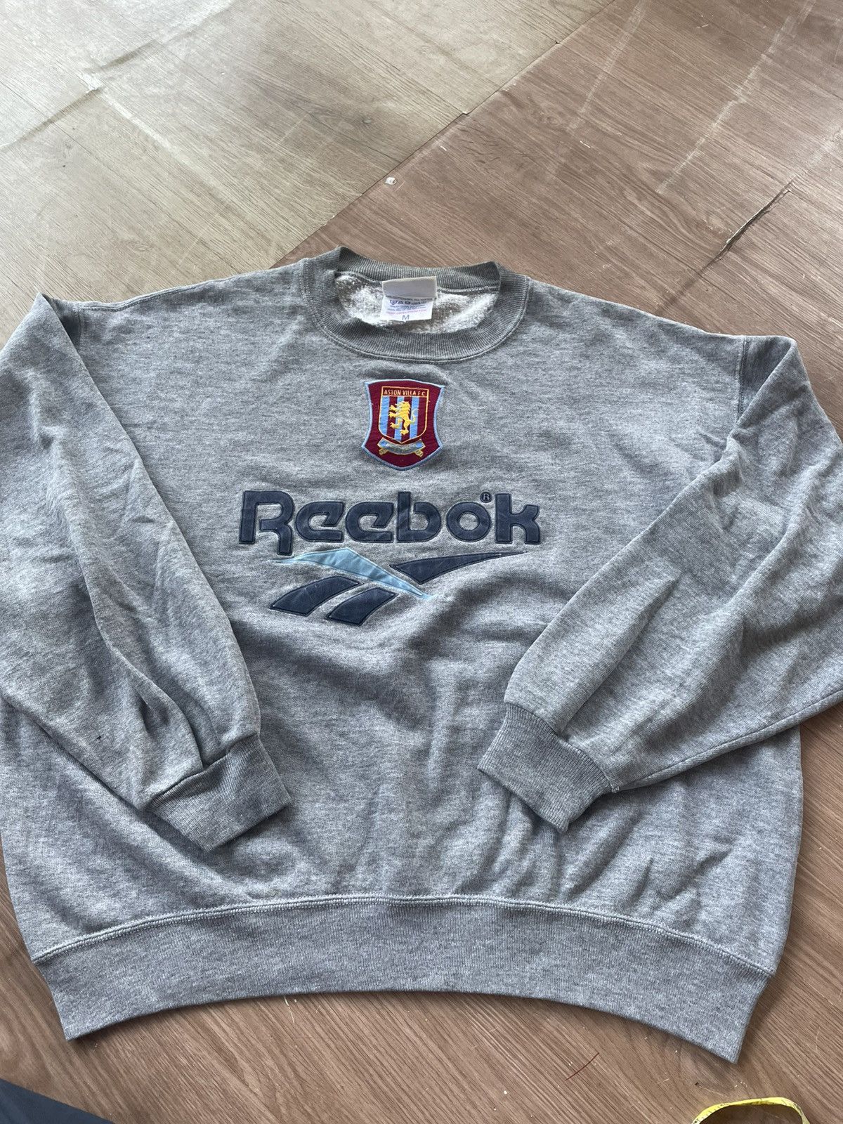 Reebok Vintage reebok Aston Villa 1990s squad football sweatshirt Size US M / EU 48-50 / 2 - 1 Thumbnail