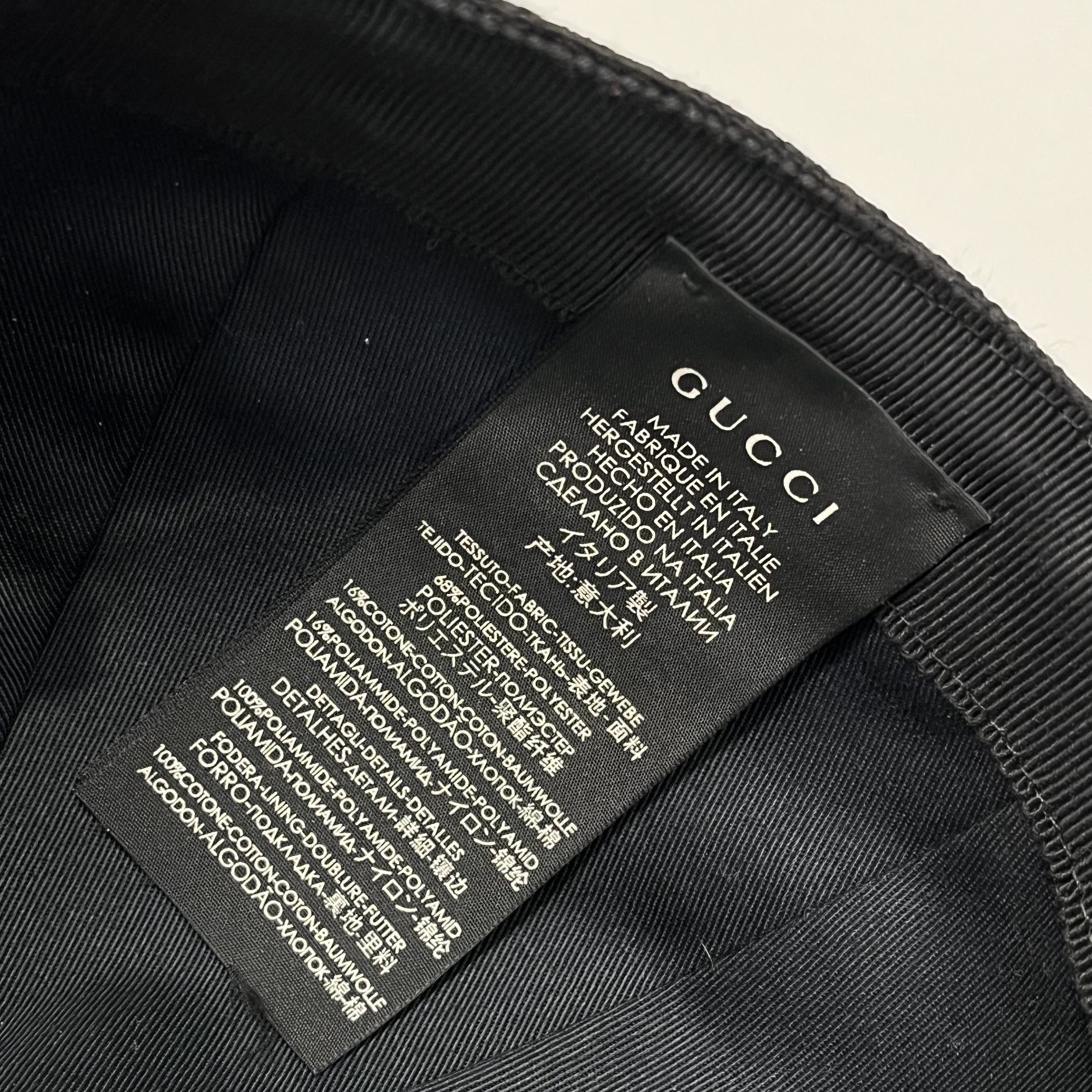 Gucci Original GG Canvas Baseball Cap Black