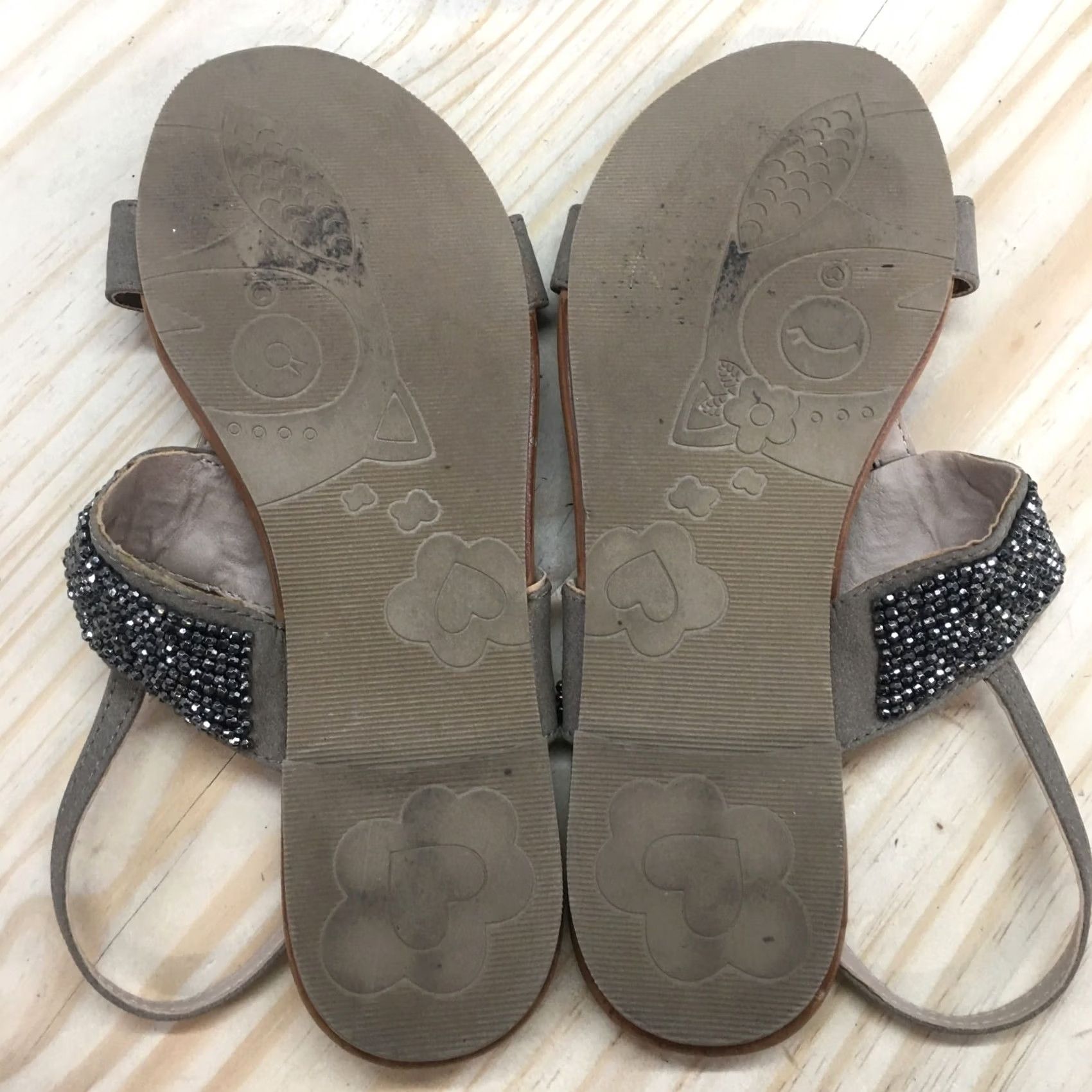 Vintage SOLE BKE Sandals Womens Slingback Brown Ankle Strap Casual Toe Post Size 10 M Size US 10 / IT 40 - 7 Thumbnail